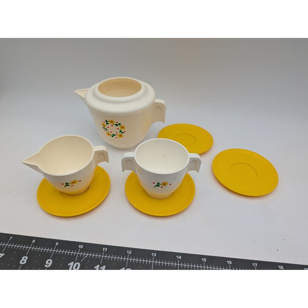Fisher Price 681 Tea Set Pot Creamer Sugar Saucer Dish Replacement
